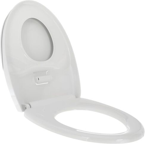 Nuby Family Toilet Seat - Built-in Potty Training Toilet Seat - Fits All Elongated Toilets - Secure and Wiggle-Free - Easy to Install and Remove in Kuwait