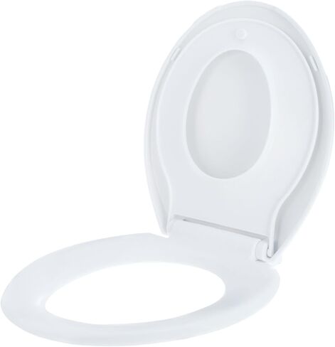 Nuby Family Toilet Seat - Built-in Potty Training Toilet Seat - Fits All Elongated Toilets - Secure and Wiggle-Free - Easy to Install and Remove in Kuwait