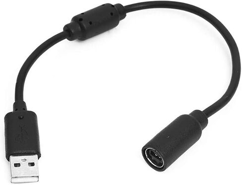 استبدال دونغل USB كابل انفصال لأجهزة إكس بوكس ​​360 أسود USB انفصال كابل الكمبيوتر سلك مهايئ محول لأجهزة إكس بوكس ​​360 in Kuwait