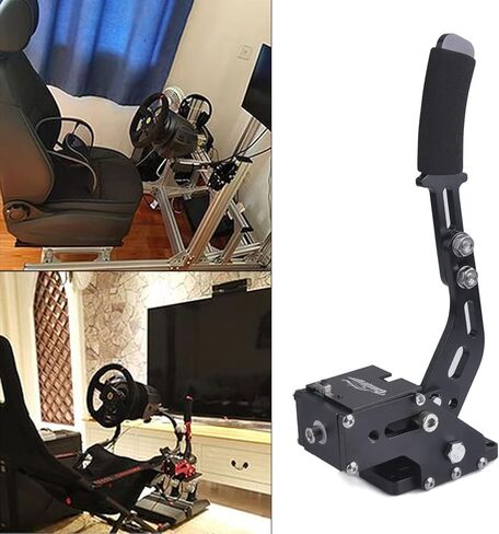 لعبة CNRAQR Xbox USB Handbrake Racing متوافقة فقط مع Logitech G920 لأجهزة Xbox ONE/Xbox ONE S/XBOX ONE X ونظام Windows PC الذي يحاكي فرامل اليد الخطية، ويحقق التحكم في التبديل مع مشبك التثبيت in Kuwait