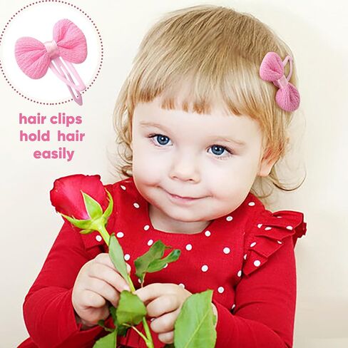BQUBO Baby Girl Bows and Headbands Soft Nylon Hairbands Elastics Handmade Girls Flower Hair Accessories for Newborn Infant Toddlers Kids 10 Pack in Saudi Arabia