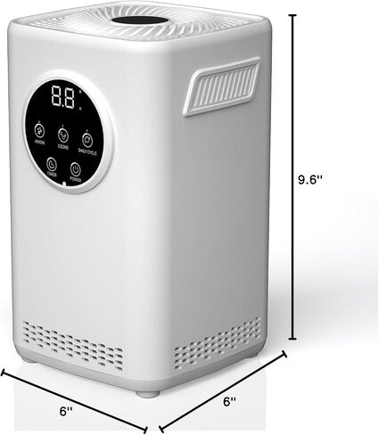 Ozone Negative Ion Generator,25,000mg/h Digital Touch Commercial Ozonator Odor Removal Machine,Industrial O3 Ionizer Air Purifier Deodorizer for Home Car Pet in Saudi Arabia