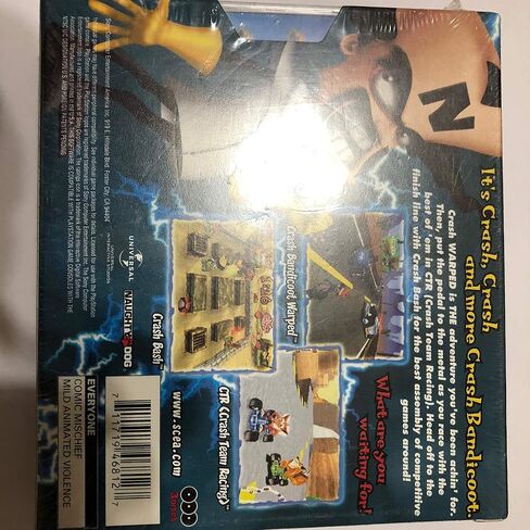 Crash Bandicoot: Collector's Edition (Crash Bandicoot: Warped / CTR: Crash Team Racing / Crash Bash) (Renewed) in Saudi Arabia