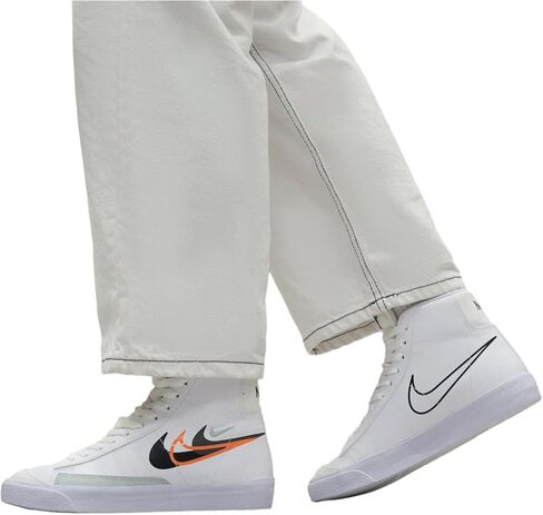 Nike Blazer Mid NN GS White/Black-Bright Mandarin-Medium Ash in Saudi Arabia