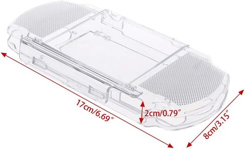 IOOOFU غطاء حماية صلب واقٍ من الكريستال لجهاز PSP 2000 3000، شفاف، 17x8x2 سم (6.69x3.15x0.79 بوصة) in Kuwait