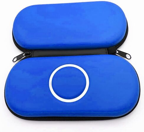 OSTENT Hard Travel Carry Cover Case Carry Bag Pouch Protector for Sony PSP 1000 2000 3000 Color Blue in Saudi Arabia