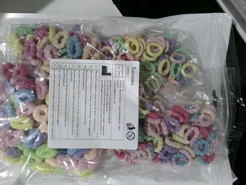 400pcs Baby Hair Ties 4 Textures Multicolor Seamless Cotton Toddler Hair Ties for Toddler Girls,Cute Small Soft Hair Bands,Easy off,No Damage Hair Ties in Saudi Arabia