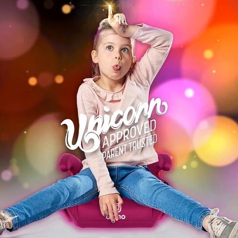 ديونو سولانا، بدون مزلاج، مجموعة من 3 مقاعد سيارة معززة بدون ظهر، خفيفة الوزن، أغطية قابلة للغسل في الغسالة، حاملات أكواب، أزرق in Kuwait