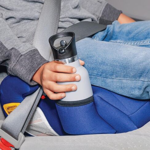 ديونو سولانا، بدون مزلاج، مجموعة من 3 مقاعد سيارة معززة بدون ظهر، خفيفة الوزن، أغطية قابلة للغسل في الغسالة، حاملات أكواب، أزرق in Kuwait