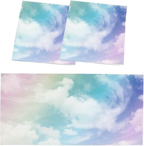 Fluorescent Light Cover for Classroom - 2 Pcs Special Clouds Magnetic Fluorescent Light Covers for Office Classroom Home Drop Ceiling, 4 X 2 Feet in Saudi Arabia