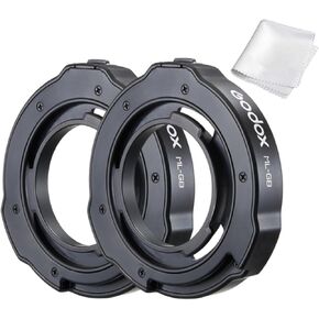 Godox ML-GB Bowens Adapter for Godox AD300Pro AD400Pro Flash Godox ML100Bi Godox ML60IIBi Godox ML30, ML30Bi, ML60, ML60Bi Led Video Lights (Pack of 2)