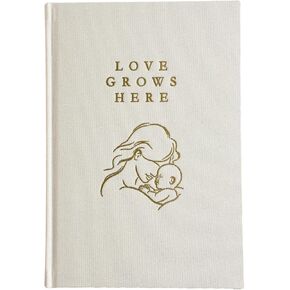 Linen Pregnancy Journal Keepsake Baby Memory Book First 5 Year Baby Book A Milestone Baby Book From Birth to Age 5 Gender Netural Baby Book Pregnancy Scrapbook Baby Journal Scrapbook Baby Photo Album