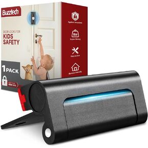 3 Pack Child Door Locks Top of Door,Home Security Door Lock,Door Locks for Kids Safety, Aluminum Construction Childproof Door Locks, Door Safety Locks from Inside Withstand 800 Lbs - Silver
