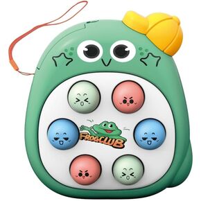 Cartoon Frog Whack-a-mole Game,Push Bubble Pressure Toys-Children's Interactive Educational Toys,Fun Finger Press Activities, are Ideal Gifts for Children Over 3 Years Old