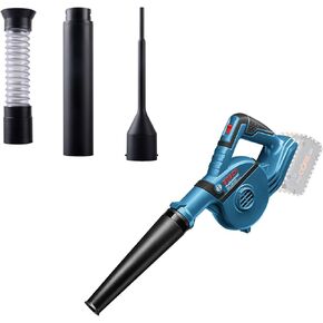 Bosch Professional GBL 18V-120 18V System Battery Blower (Including 4X Attachments, Standard Nozzle, Extension Tube, Drill Hole Nozzle, Dust Collection Container, Battery/Charger Not Included)
