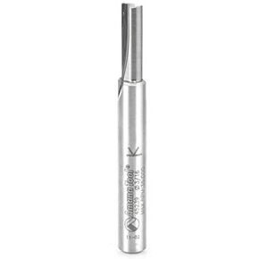 Amana Tool - 45239 Solid Carbide Cutting Edge Straight Plunge CNC Router Bit for Wood High Production 3/16 Dia x 5/8 x ¼ Inch Shank