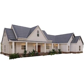 Plans for a 2 Bedroom Home with 5-Car Garage, Workshop, Attic Room, and Basement - Blueprint Package
