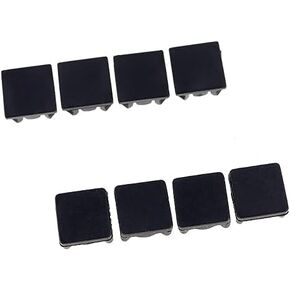 8 PCS Black Rubber Plastic Dust Plug Set Rubber Feet Plastic Pad Cover for PS2 30000, for PS2 3W Screw Hole Pad Dust Plug Plastic Pad Furniture Pads