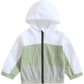Lefyira Toddler Boys Zip Up Hoodie Plaid Jackets Kids Sweatshirt Unisex Long Sleeve Hooded Coats Baby Girl Fall Clothes