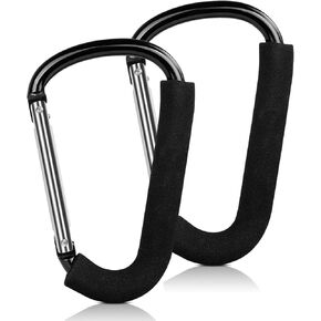 مشابك عربات التي تجرها الدواب الكبيرة العالمية، ومشابك عربة الأطفال، وخطافات عربة الأطفال المعدنية، وخطاف عربة الأطفال، ومشبك خطاف عربة الأطفال، ومشبك خطافات عربة الأطفال القوي للغاية لتعليق المحافظ، وحقيبة الحفاضات، وأكياس التسوق (قطعتان) in Kuwait