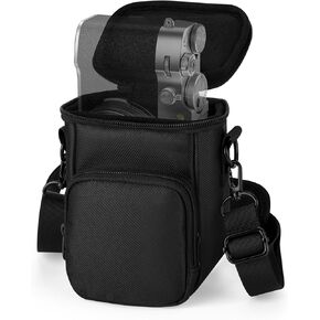 Travel Case for Fujifilm X100VI Digital Camera, Portable Camera Storage Case with Belt Loop and Strap Compatible with Fujifilm X100VI X100V X100F X100T X100S Camera, Black