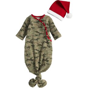 Mud Pie Baby Boys' Camo Christmas Take Me Home, 0-3 Months