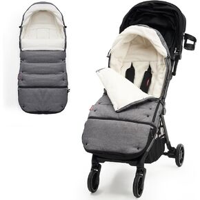 Momcozy Stroller Footmuff | Universal, Weather-Proof, Warm Stroller Bunting Bag | Extendable Winter Cover | Adjustable Buckle