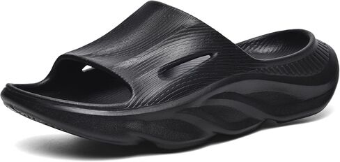 شرائح VIYEAR النسائية للرجال مع دعم قوس مريح لالتهاب اللفافة الأخمصية، صنادل رياضية سميكة لتقويم العظام للجنسين تقلل الضغط على القدمين in Kuwait