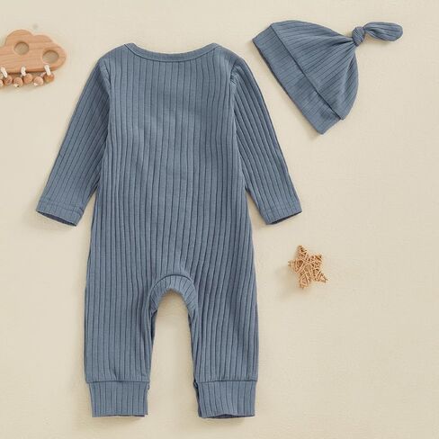 pengnight Newborn Baby Boys Girls Romper Long Sleeve Lil Bro Letter Print Solid Color Bodysuit Jumpsuit in Saudi Arabia