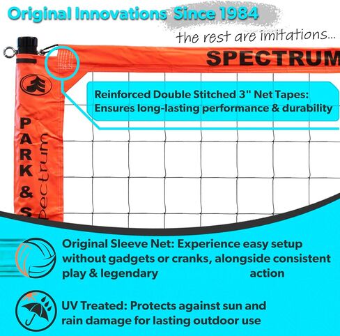 Park & Sun Sports Spectrum Classic: Adjustable Professional Outdoor Volleyball Net System in Kuwait