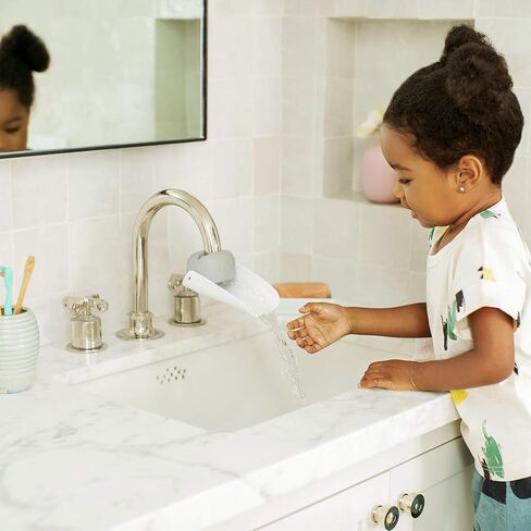 Faucet Extender for Kitchen and Bathtub Sink, Bathroom, Spout Tub, Fits Most Faucets Universal Sink Handle Extenders, Fun Hand-Washing for Babies, Toddlers and Kids (Grey) (Pack of 1) in Saudi Arabia