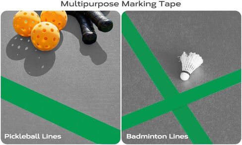 200 Feet Outdoor Pickleball Court Court Tape Blue, Extra Thick Outdoor Pickleball Tape, Make Your Own Pickleball Court, 2 inches Thick Tape, Extra Adhesive, Duct-Tape-Thickness, Durable. in Kuwait