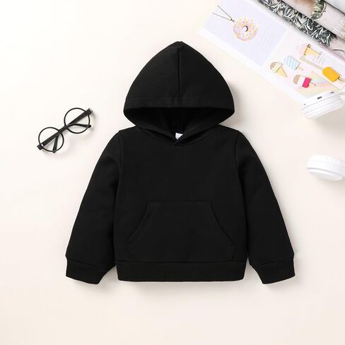 YOUNGER TREE Baby Clothes for Girls Boy Solid Color Hoodie and Sweatpants Outfit Toddler Sweatsuit in Kuwait