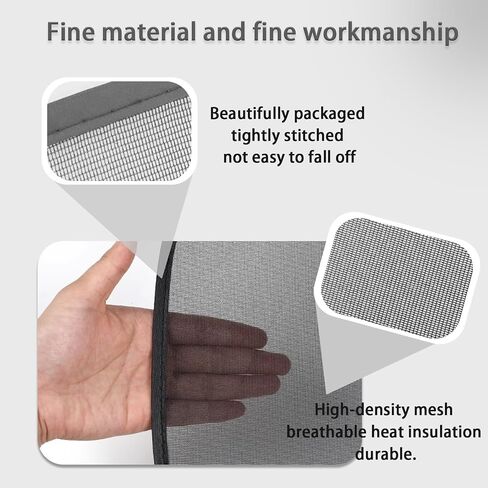 Huli Foldable Car Window Shades for Rear Windshield Breather Mesh Suction Cup Car Window Covers Sun Shade for Car Window Sunburn Protection(Rear Windshield/1Pc) in Saudi Arabia