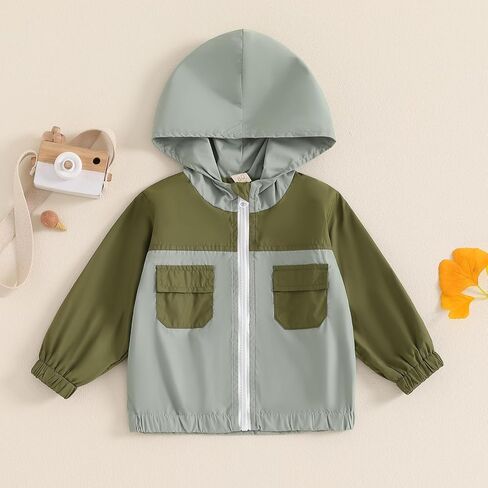 Lefyira طفل بنين زمم هوديي منقوشة جاكيتات الاطفال البلوز للجنسين طويلة الأكمام مقنعين معاطف طفلة الخريف الملابس in Kuwait