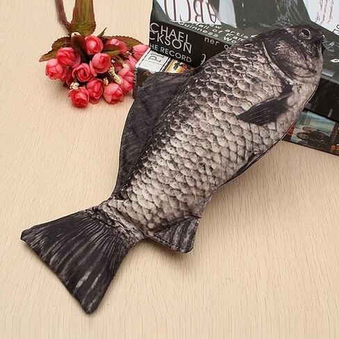 1Pc Pencil Box Pen with Zipper Realistic Case Pouch Shape Fish Bag Pen Pencil Make-up Office and Stationery Pen, Pencil and Marker Cases in Saudi Arabia