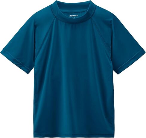 قميص سباحة للفتيات من Rashguard بأكمام قصيرة للأطفال الصغار والشباب، قميص Rashguard المائي بعامل حماية من الأشعة فوق البنفسجية 50+ للسباحة والصيد وعامل حماية من الشمس SPF أرجواني فاتح 5T in Saudi Arabia
