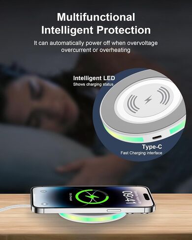 لوحة شحن لاسلكية 15 وات Galaxy S24 Ultra لهاتف Samsung Galaxy S24 Ultra 5G S23 Plus Z Flod 6 QI Android محطة شاحن لاسلكية لهاتف Apple iPhone 16 Pro Max 16Pro 16 Plus 15 Cargador Mat شحن سريع in Saudi Arabia