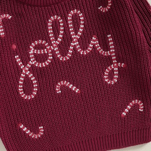 YOKJZJD Newborn Toddler Baby Girl Boy Christmas Outfit Chunky Knit Sweater Warm Sweatshirt Long Sleeve T-Shirt Fall Clothes in Saudi Arabia