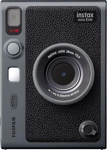 Fujifilm INSTAX Mini EVO Limited Edition Instant Camera Bundle - Dark Silver in Saudi Arabia