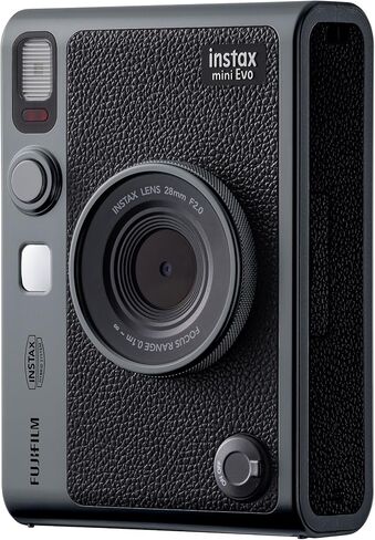 Fujifilm INSTAX Mini EVO Limited Edition Instant Camera Bundle - Dark Silver in Saudi Arabia