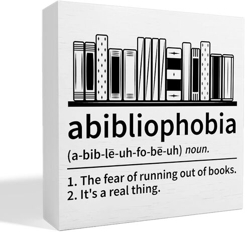 Book Lover Decor Wooden Box Sign, Bookworm Nerd Bookish Librarian Desk Decoration Home Bedroom Office Bookshelf Decor, Reader Book Lover Gifts for Women Teens Girls, Books Are My Love Language in Saudi Arabia