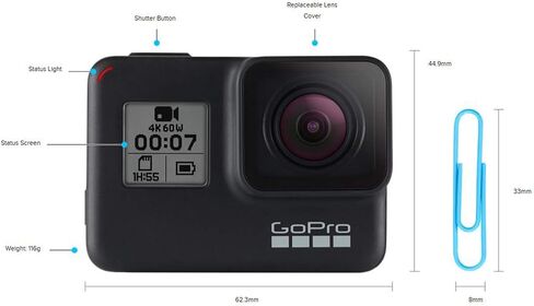 GoPro Camera HERO7, Silver in Saudi Arabia