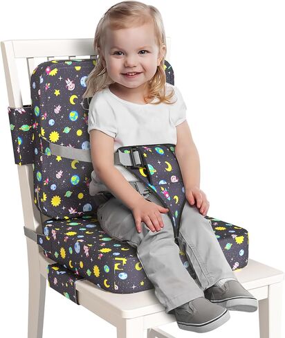 Booster Seat for Dining Table, Toddler Booster Seat for Dining Table with Safety Buckles, Anti-Scratch Easy Cleaning Kids Toddler Booster Seat for Table in Saudi Arabia