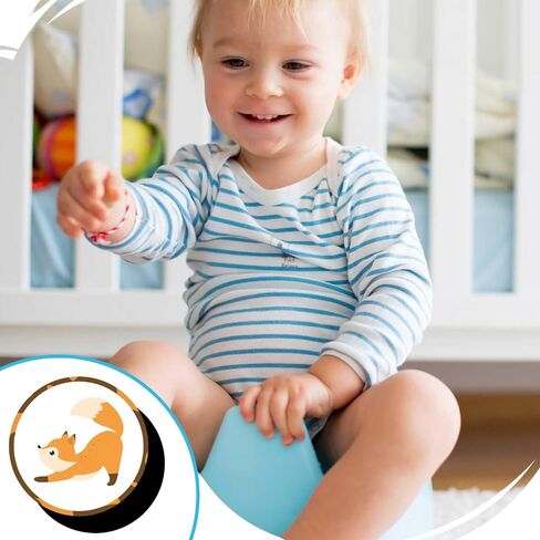 24pcs Potty Training Seat Magic Sticker, Reusable Potty Training Stickers Potty Targets Stickers Training Toilet Target Stickers Color Changing Pee Stickers for Boys Kids (Wildlife) in Saudi Arabia