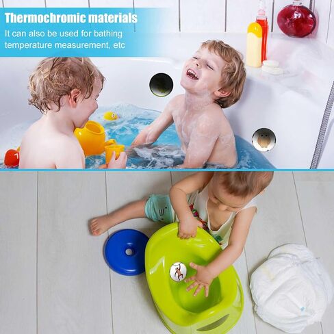 24pcs Potty Training Seat Magic Sticker, Reusable Potty Training Stickers Potty Targets Stickers Training Toilet Target Stickers Color Changing Pee Stickers for Boys Kids (Wildlife) in Saudi Arabia