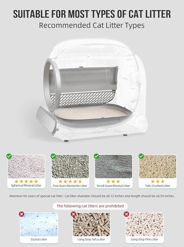 Self Cleaning Cat Litter Box, Drawstring Pet Waste Bags, Cat Litter Box Liners-4 Rolls, 20"x 18", 60 Counts for Automatic Cleaning Litter Box in Saudi Arabia