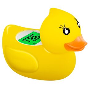 Baby Bath Thermometer Newborn, BPA-Free Bath Thermometer Baby Safety, Baby Water Thermometer with Backlit & Temperature Warning, Duck Thermometer Bath Temperature Toy for Infant, Pregnancy