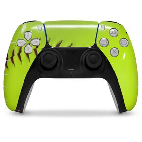Skin Wrap Compatible with Sony PS5 DualSense Controller Baseball (Controller NOT Included)