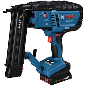 BOSCH GTH18V-18MN 18V Brushless 18-Gauge Narrow Crown Stapler - Cordless, Powerful, and Precise for Furniture, Upholstery, and Cabinetry Applications (Bare Tool)